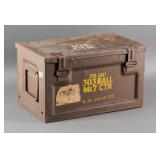 Vtg Cold War British Army .303 Ball Mk7 Ammo Box