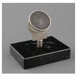 1890 Morgan Silver Dollar 'Decisions' Spinner