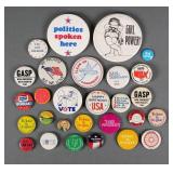28 Political & Social Issue Buttons