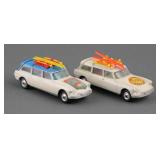 (2) Corgi Toys Citroen Safari Ski Cars