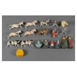 (19) Antique Britains Ltd. Lead Circus Figures
