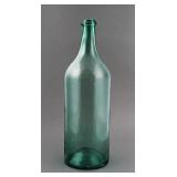 19th Cent Hand Blown Cylinder Demijohn
