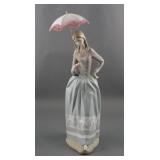 LLADRO 19' Lady with Pink Umbrella