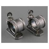 Victorian Girl Drummer Napkin Rings