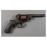 Antique Adams Pattern DA Percussion Revolver
