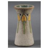 Early Roseville Mostique 1915 Pottery Flower Vase