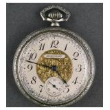 NY Standard 15 Jewel Open Face Pocket Watch