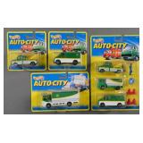 (4) Hot Wheels Auto City Trucks MOC