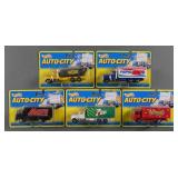 (5) Hot Wheels Auto City Trucks MOC