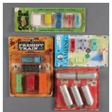 (4) Midge Toys Train & Camping Sets