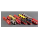 (12) Vtg Diecast Buses Corgi Dinky Siku Yonezawa
