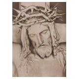 Francois Rude after Dujardin, Head of Christ