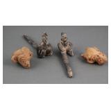 (4) Pre-Columbian Pottery Pieces