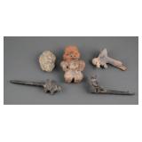(5) Pre-Columbian Pottery Pieces