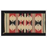 Navajo Dine Gallup Throw Rug Circa 1940s