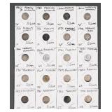 (20) Vtg US Silver Roosevelt and Mercury Dimes