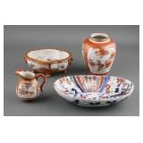 (4) Kutani & Imari Porcelain