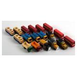 (18) Vintage Matchbox Diecast Trucks & Buses