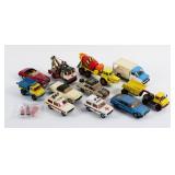 (11) Vintage Corgi Diecast Cars Trucks