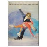 1980 Original Lake Placid XIII Olympics Poster