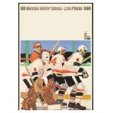 1980 Original Lake Placid XIII Olympics Poster