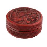 Antique Chinese Cinnabar Box