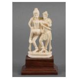 Carved Ivory Indian Hindi Figure