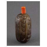 Nephrite Jade Snuff Bottle