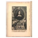 (50) Historical 17th C. Engravings & Maps