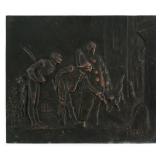 19th Cent Etienne Alexandre Stella Bronze Plaque