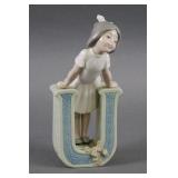 Lladro No. 5149 Schoolgirl U "Ursula" Figure