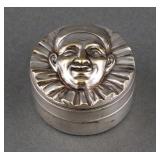 Sterling Silver Pierrot Pill Box