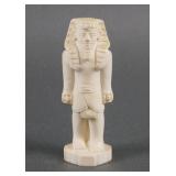 Antique Carved Ivory Egyptian Pharaoh Figure