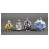 (4) Signed Snuff Bottles