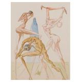 SALVADOR DALI, Woodcut, Chant 26 Enferno