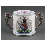 Paragon Loving Cup Queen Elizabeth Silver Wedding
