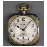 Steward 15-Jewel Swiss Art Deco Pocket Watch