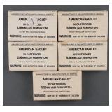 AMMO (5) Boxes American Eagle 5.56mm