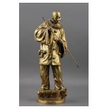 Bronze Sculpture of Pierrot by Ernest Wante