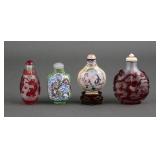 (4) Vintage Snuff Bottles