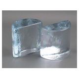 Vintage Blenko Glass Bookends