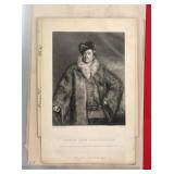 (45) Historical Portrait Engravings & Prints