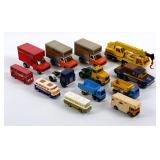 (13) Vintage Matchbox Lesney Trucks & Buses
