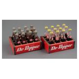 (2) Miniature Dr Pepper Bottle Crates