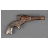 Stevens 1890 LION Cast Iron Cap Gun Pistol