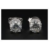 2.15 CTW Natural Diamond 14K Gold Earrings