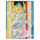 FEROL SIBLEY WARTHEN, Woodcut Print, Summer Squash