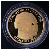 FIFA World Cup 2006 Ecuador 1 Gold Sucre Coin