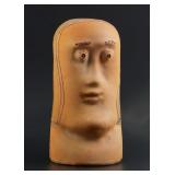 Brazilian Modernist Terracotta Bust Signed