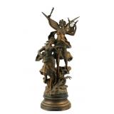 Louis Moreau Sculpture, "Gloire a la Musique"